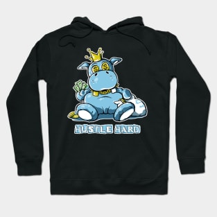 Hustle Hard Hippo Hoodie